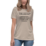 6 Feet Away Funny Women's Relaxed T-Shirt CedarHill Country Market