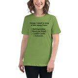 6 Feet Away Funny Women's Relaxed T-Shirt CedarHill Country Market